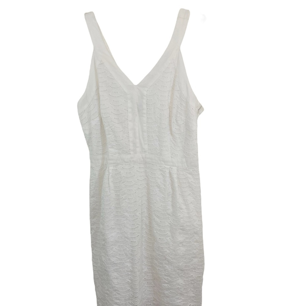 Old Navy White Sleeveless Dress Size 4 Coastal Weekend Summer - Picture 5 of 7